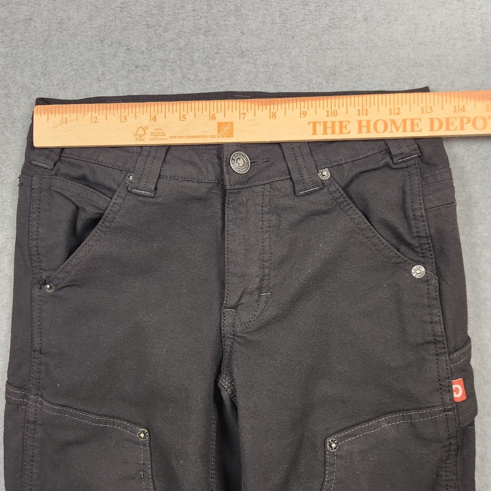 Dovetail Pants Womens 0 (26x30) Black Britt Utility Double Knee Work Cordura - Picture 11 of 15